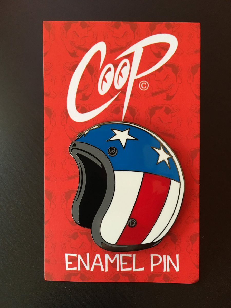 Image of HELMET Enamel Pin