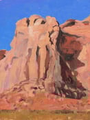 Image of Red Cliff and Blue Sky