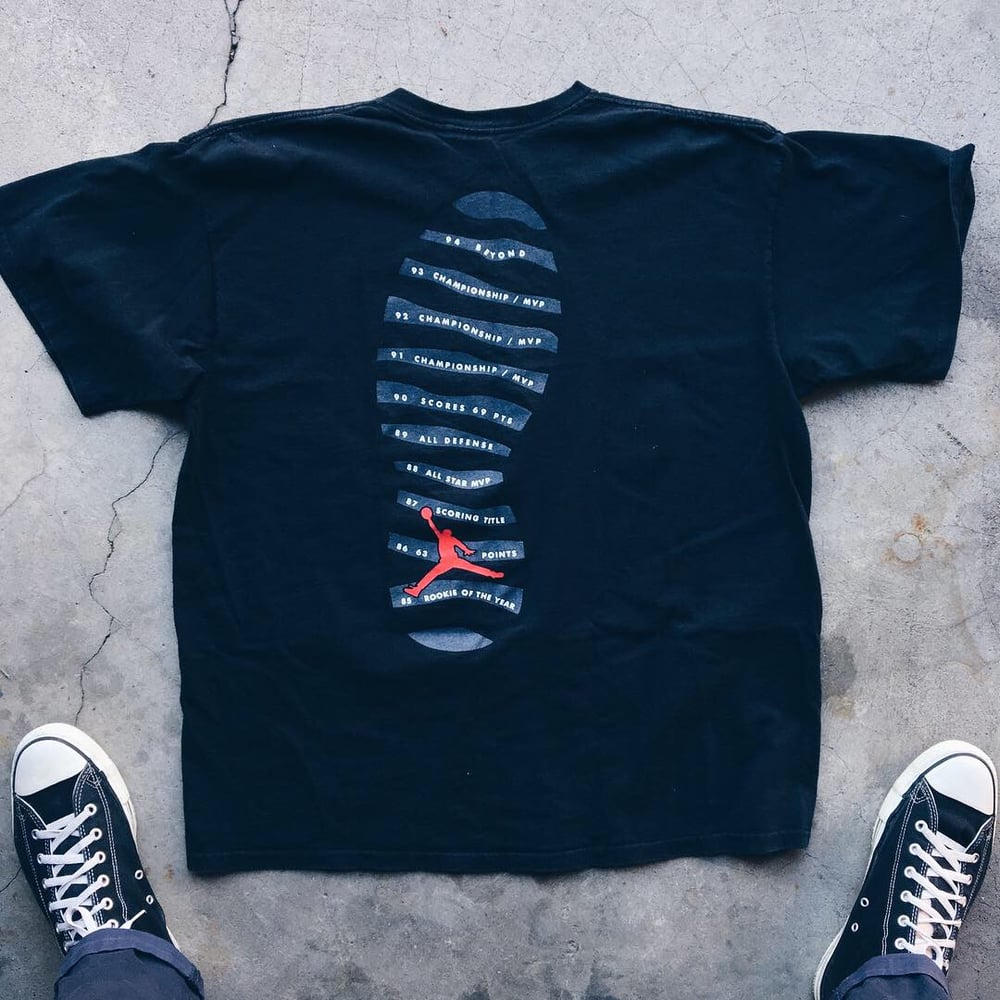 Image of Original 1994 Nike Air Jordan X “Steel” Tee.