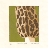 Image 2 of Morel Mushroom Print