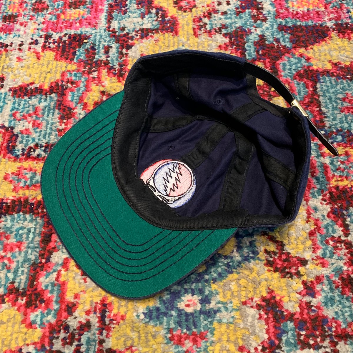 Grateful Dead Casquette De Baseball Steal Your Face Band Logo Officiel Denim Size One Size Grateful Dead Casquette De Baseball Steal Your Face Band Logo Officiel Denim Size One Size