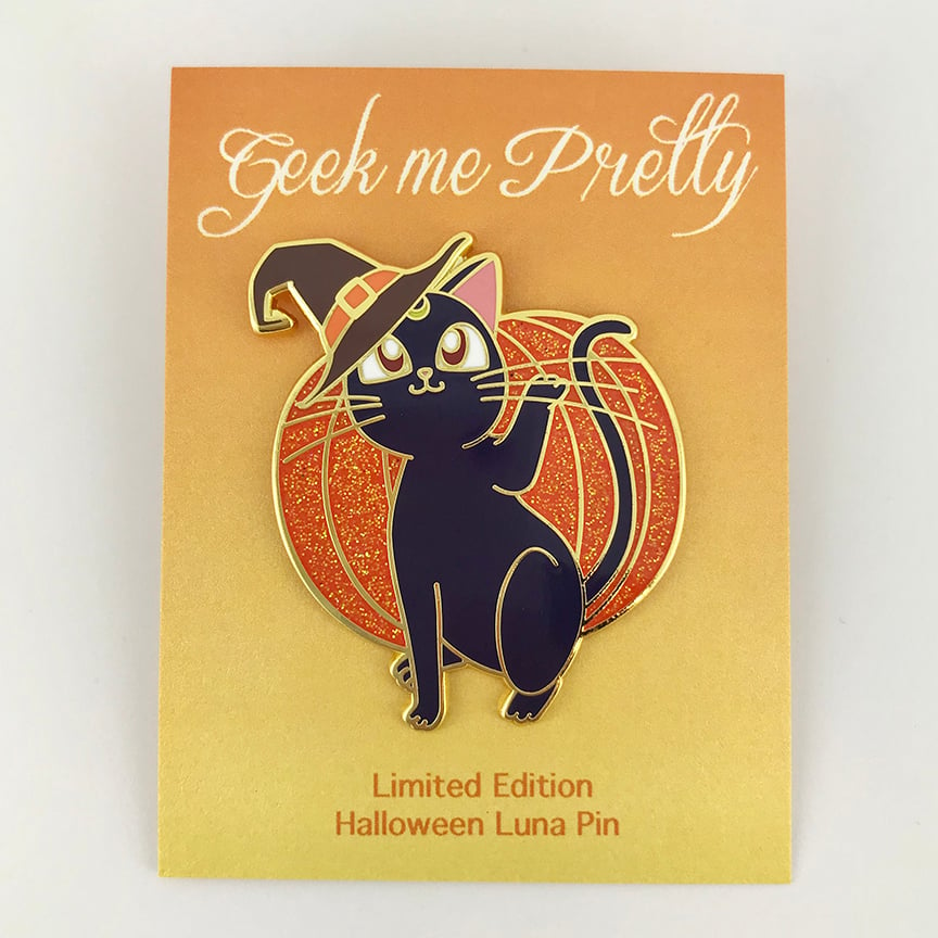Image of Seconds Sale! Halloween Luna Limited Edition Pin