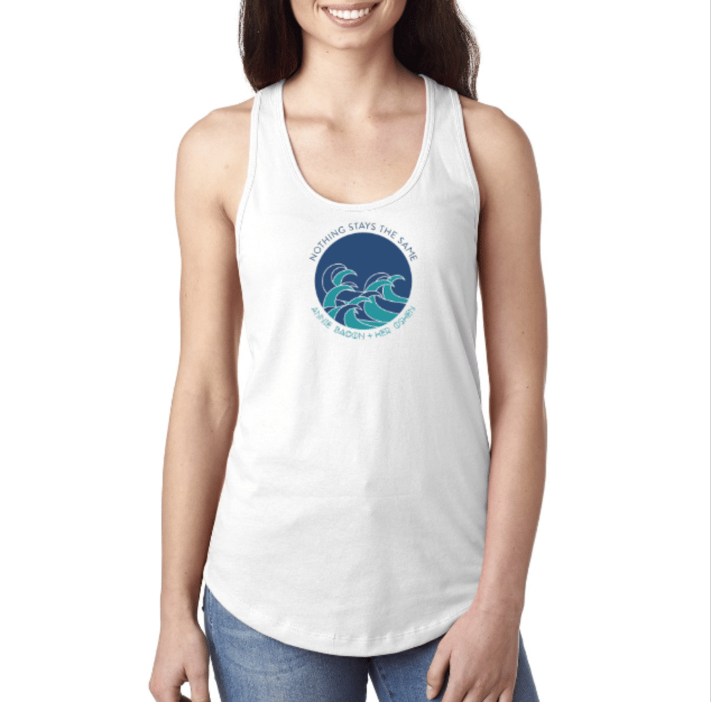 Image of Nothing Stays The Same - waves racerback tank