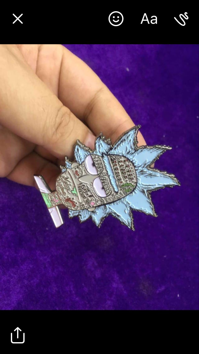 Image of Rick pin by @rob Israel 