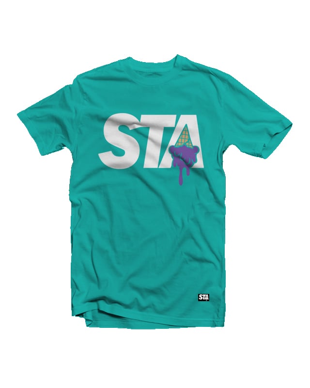 Image of STA INCREDIBLE HULK TEE TEAL 