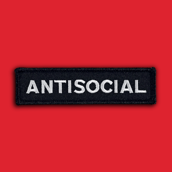 Image of 'Antisocial' Patch