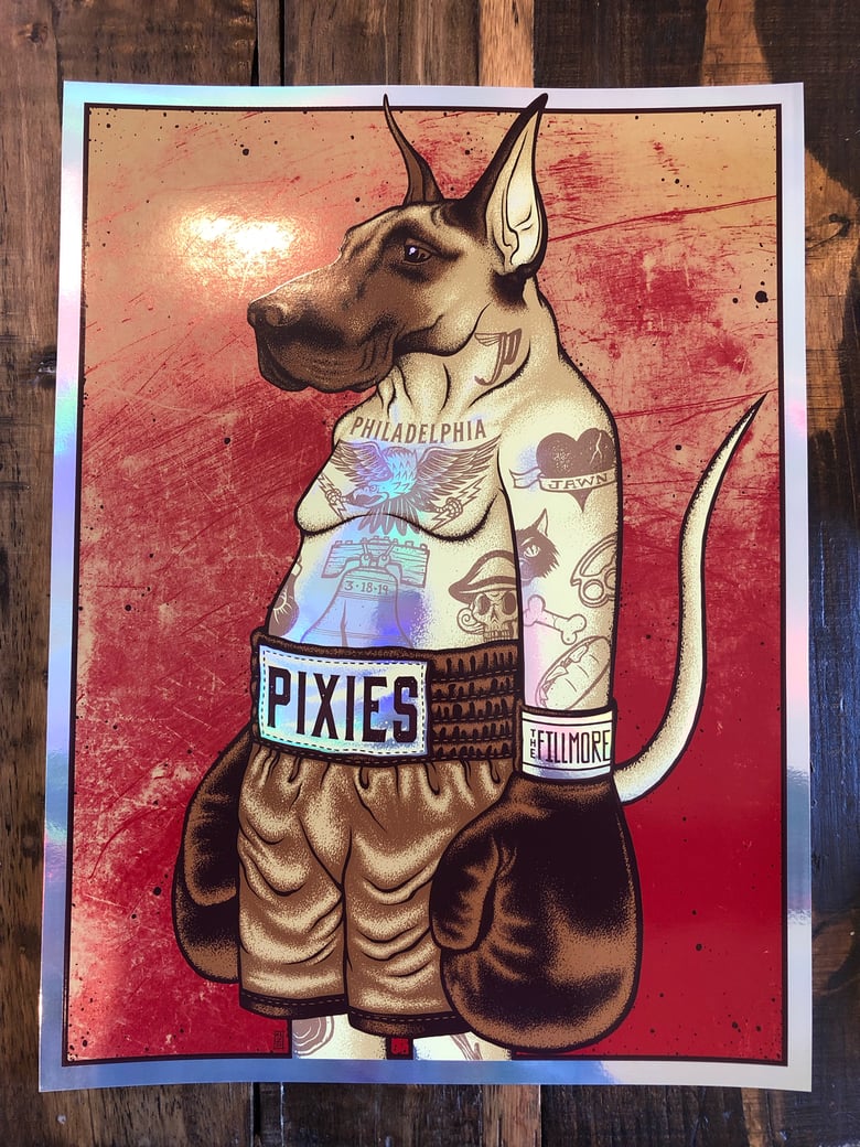 Image of Pixies - March 18th, 2019 - Philadelphia, PA - Rainbow Foil Edition