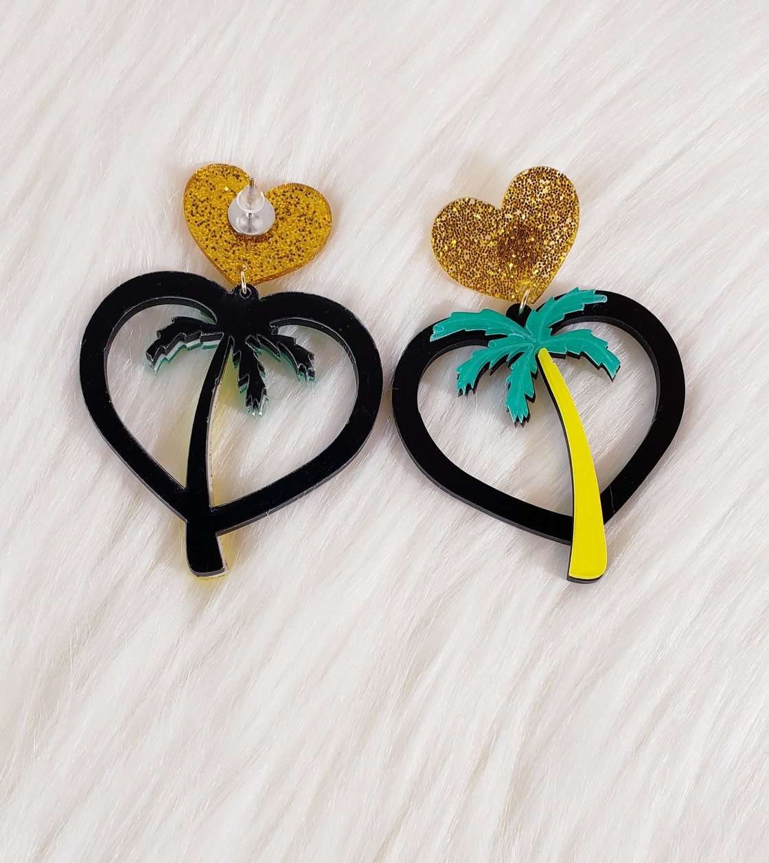 Image of Palm Tree Earrings