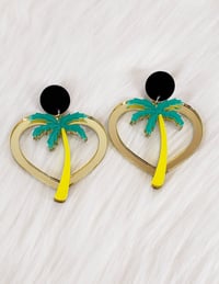 Image 1 of Palm Tree Earrings