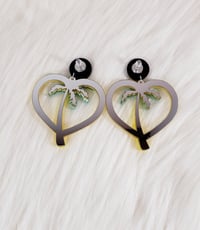 Image 2 of Palm Tree Earrings