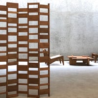 Image 3 of  x+l 02 roomdivider in natural teak