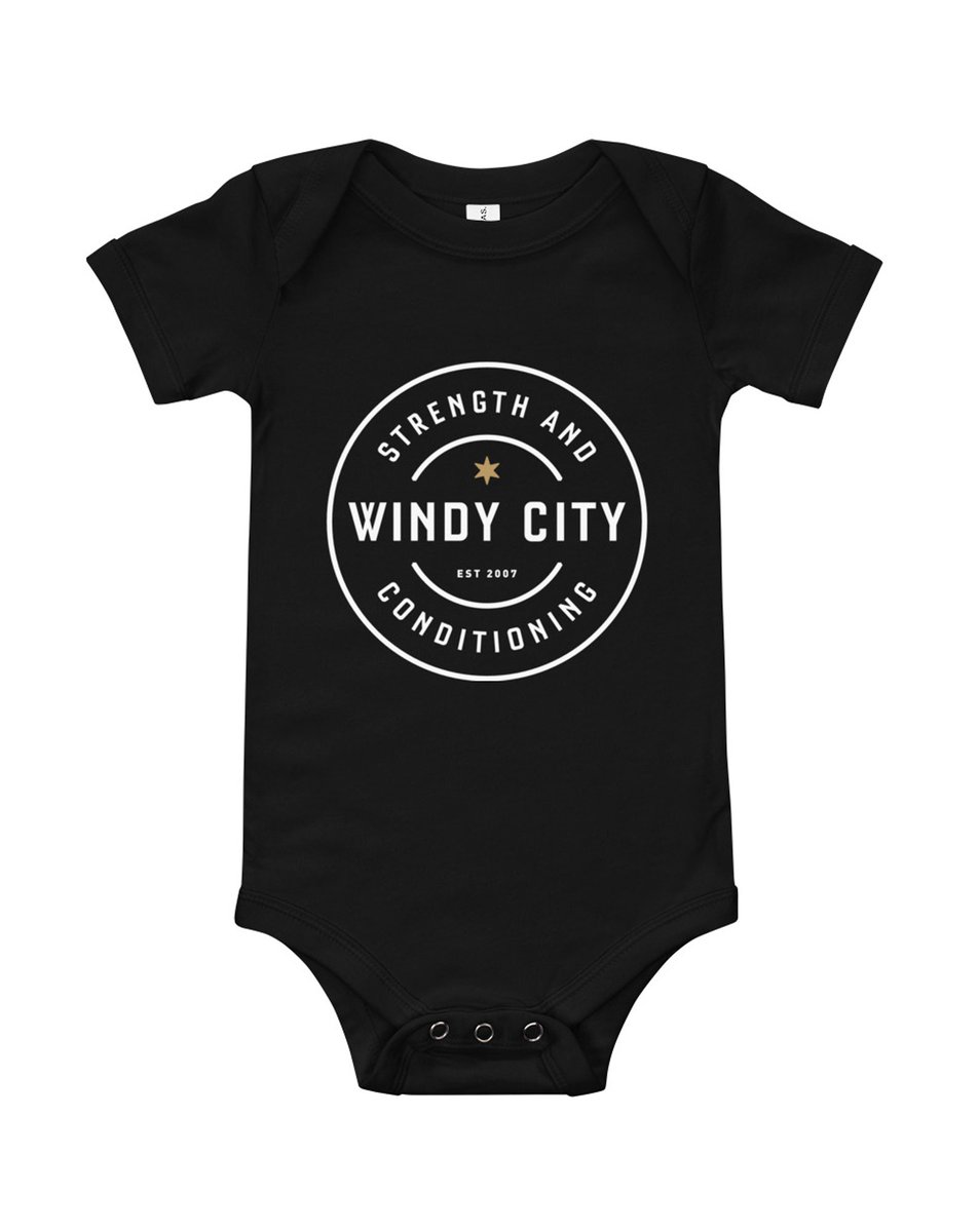 Baby Onesie (Black) | Windy City SC