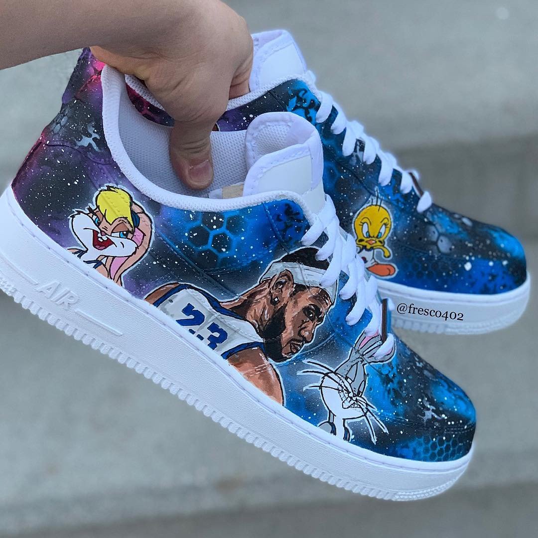 space jam shoes custom