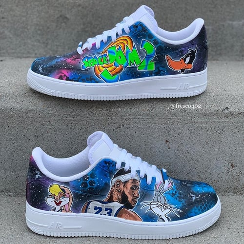 Space Jam 2 Custom Shoes Fresco Customs Space Jam 2 Custom Shoes Fresco Customs
