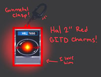 Image 3 of HAL 2” Glow in the Dark Charms!