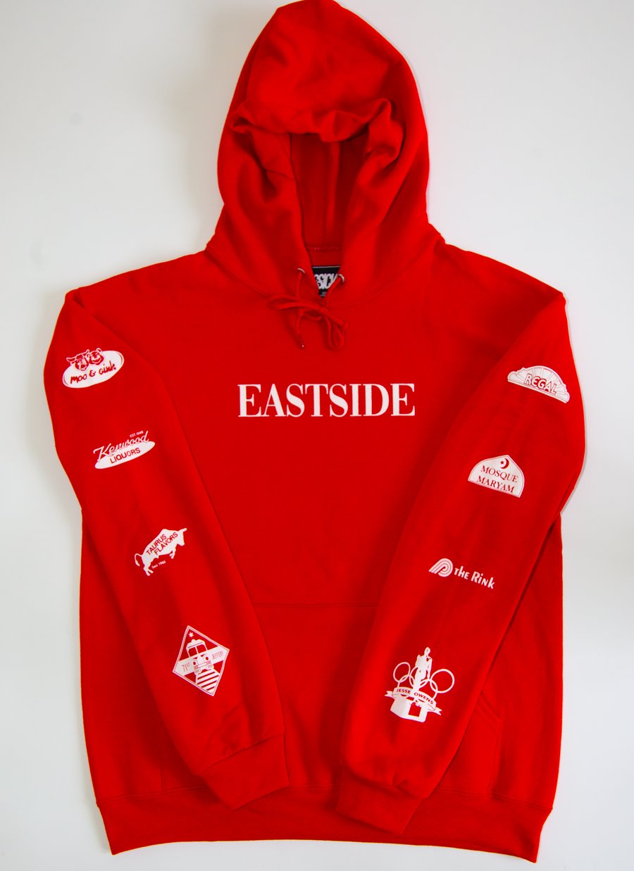 Image of EASTSIDE hoodie (Red)