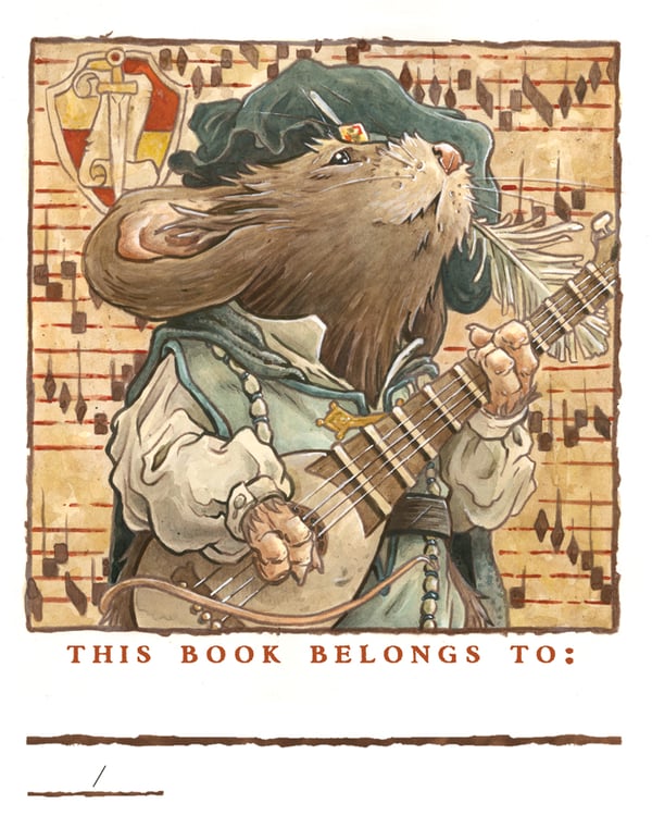 Image of Mouse Guard 2019 Bookplate