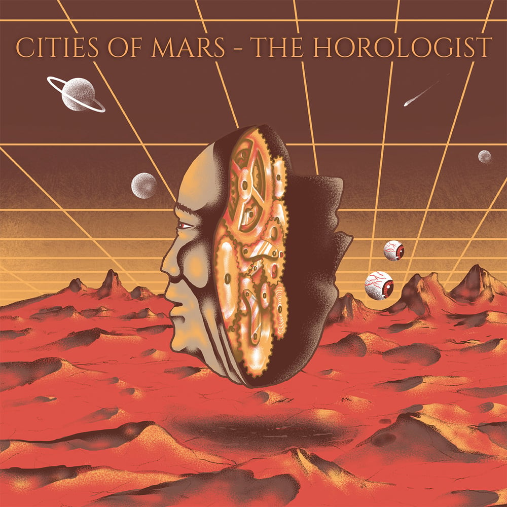 Image of Cities of Mars - The Horologist "Blackest Space" Black Vinyl Edition LP