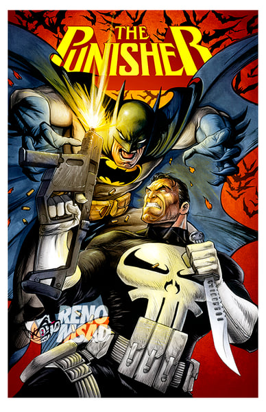 Image of Batman vs Punisher (Title)