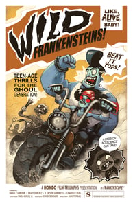 Image of "WILD FRANKENSTEINS!" signed poster
