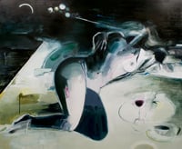 Image 1 of Painting / maleri / "Between Breathing and Wine" / 170x140 cm