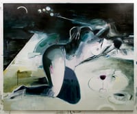 Image 2 of Painting / maleri / "Between Breathing and Wine" / 170x140 cm