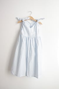 Image 4 of Rabbit Dress- pale blue pattern