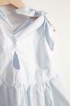 Rabbit Dress- pale blue pattern