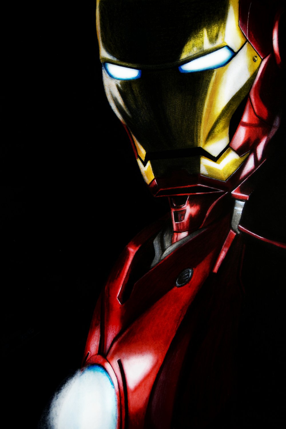 Image of Iron Man Drawing Print