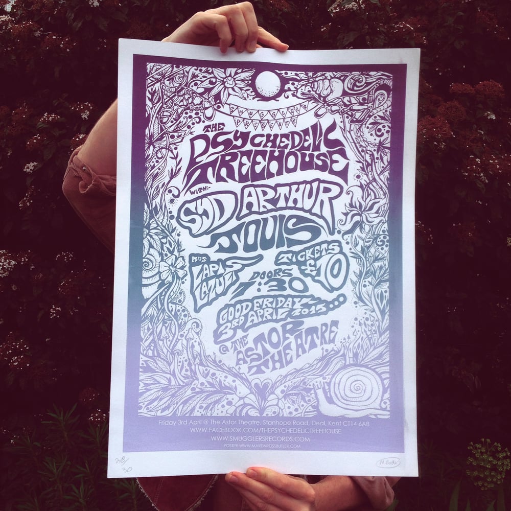 Image of Psychedelic Treehouse Screen Print