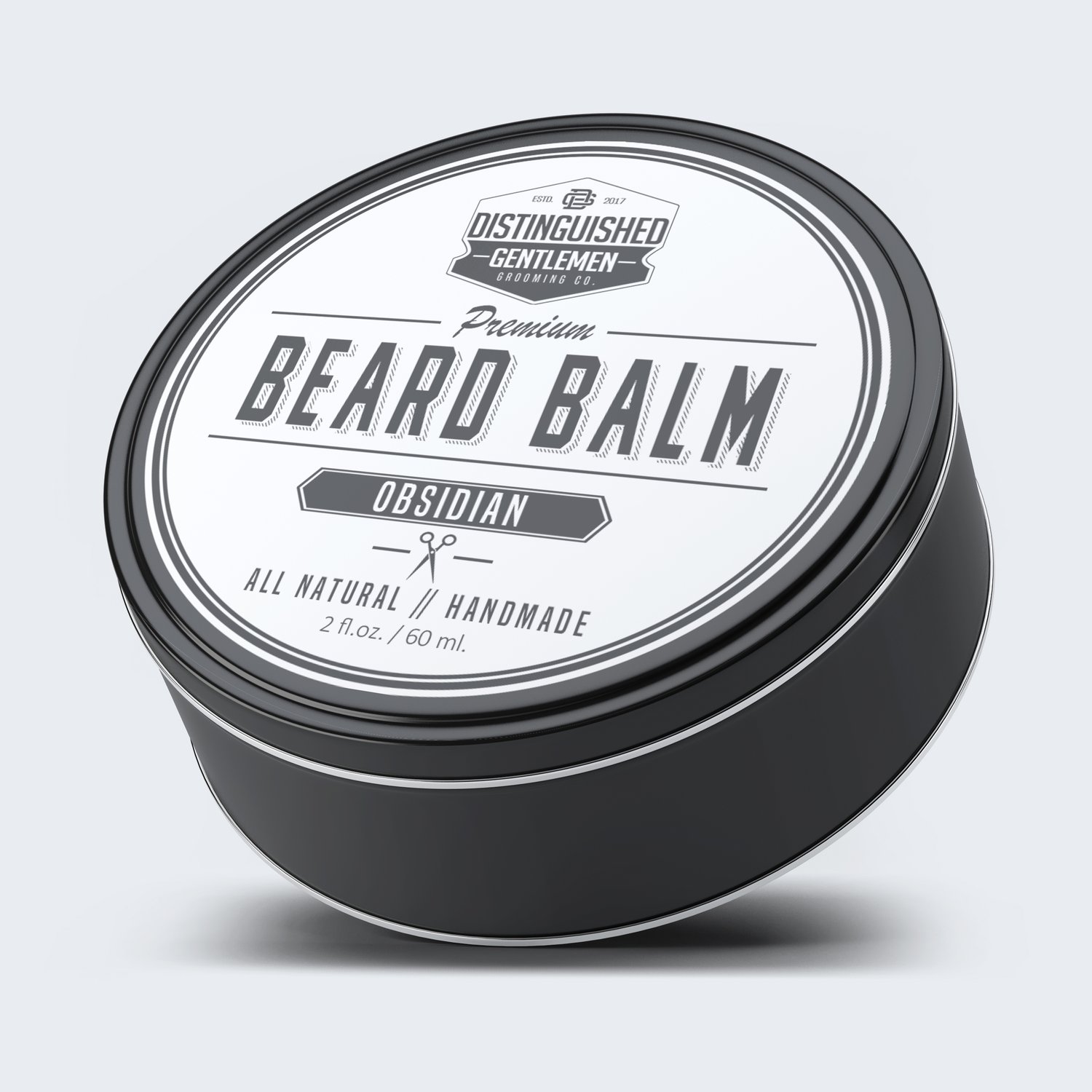 Image of Obsidian Premium Beard Balm (2oz tin)