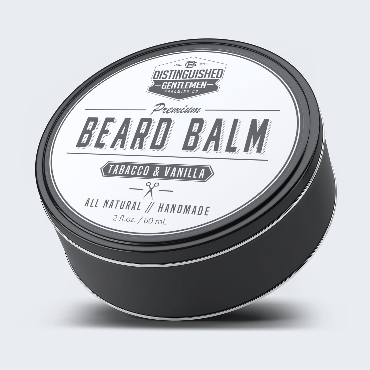 Image of Tabacco & Vanilla Premium Beard Balm (2oz. Tin)