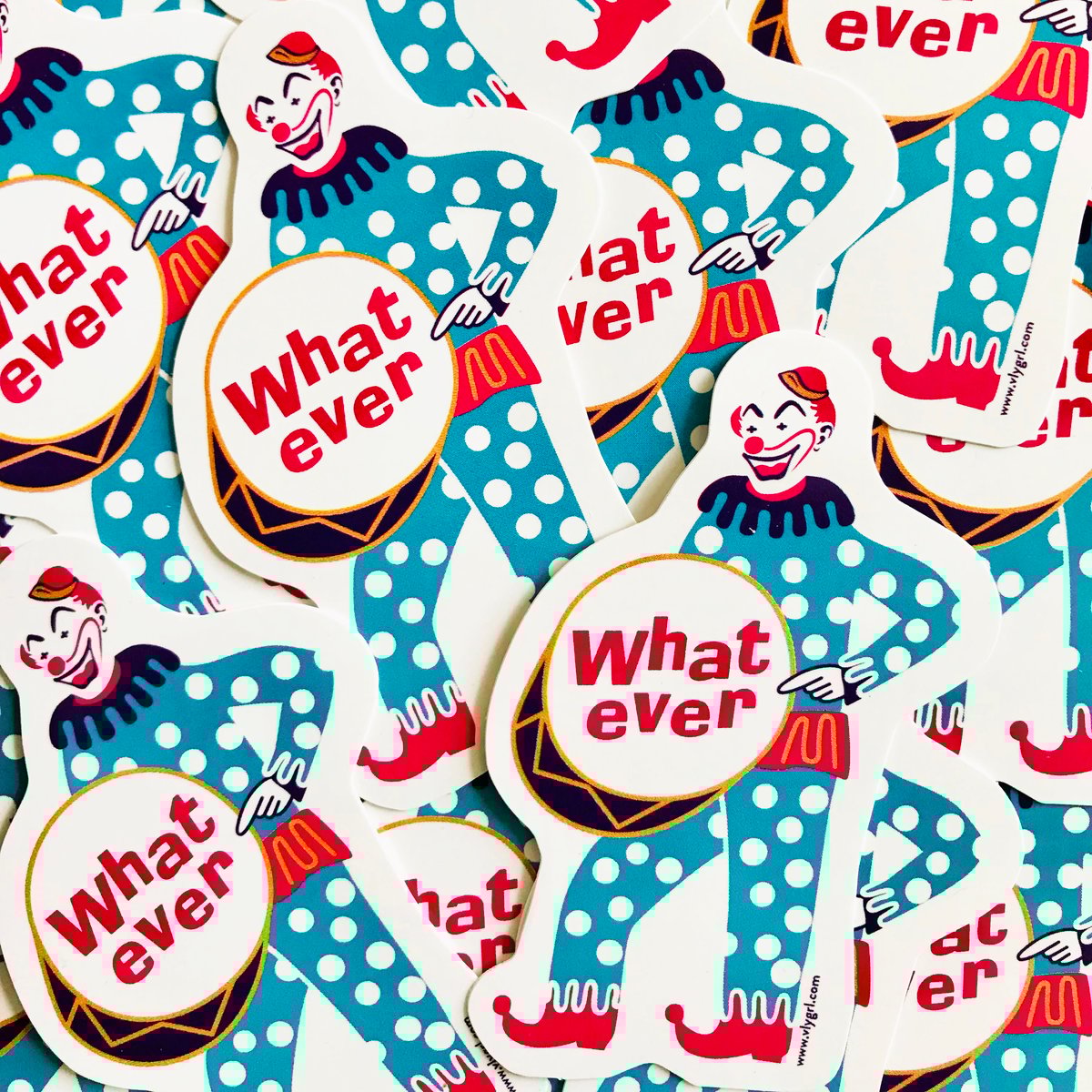 Whatever Sticker | VLY GRL