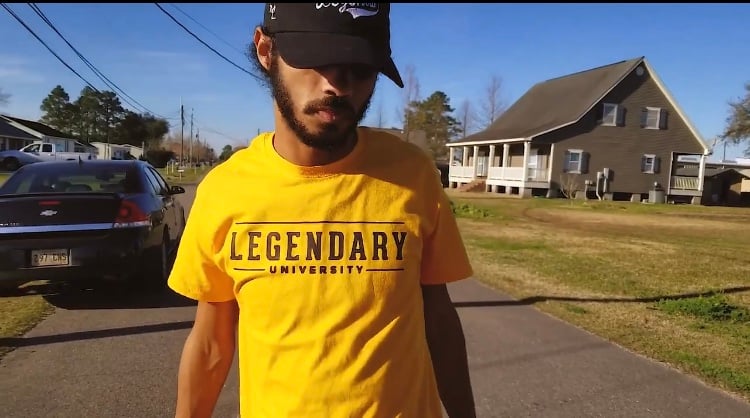 Image of Legendary University Tee Gold/Black