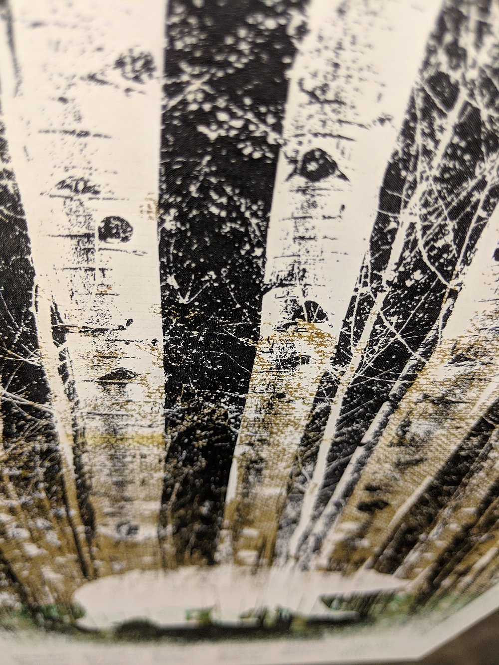 "I Fear Not The Forest, For I Am The Bear", RISO print