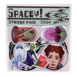Image of Spacey! Sticker Pack