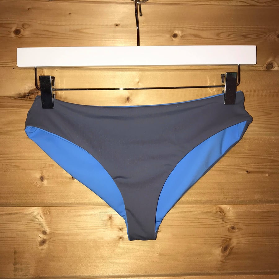 Image of RECYCLED Grey X Blue Bottoms 
