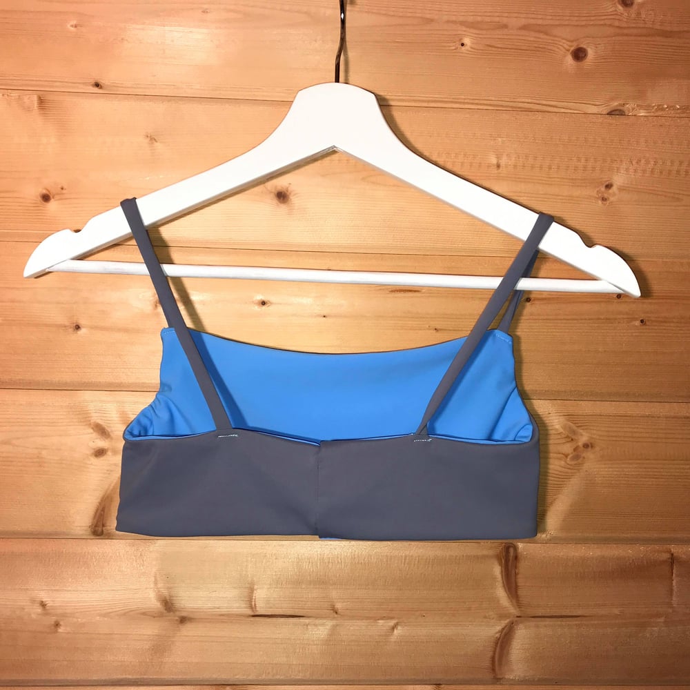 Image of RECYCLED Grey X Blue Top 