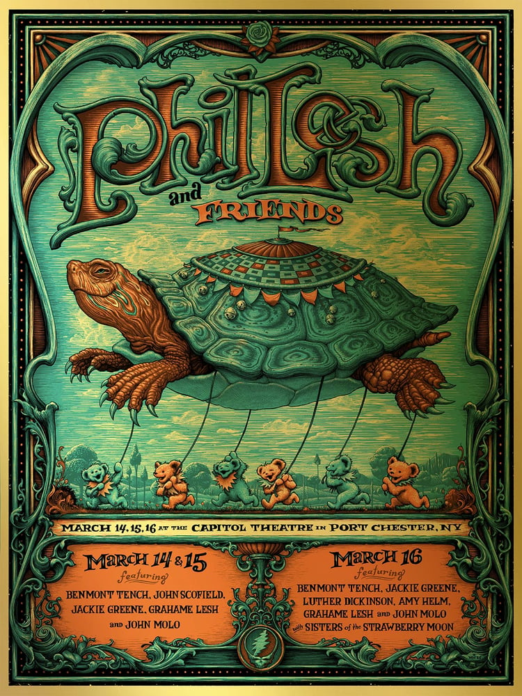 Image of Phil Lesh gig poster Capitol Theatre