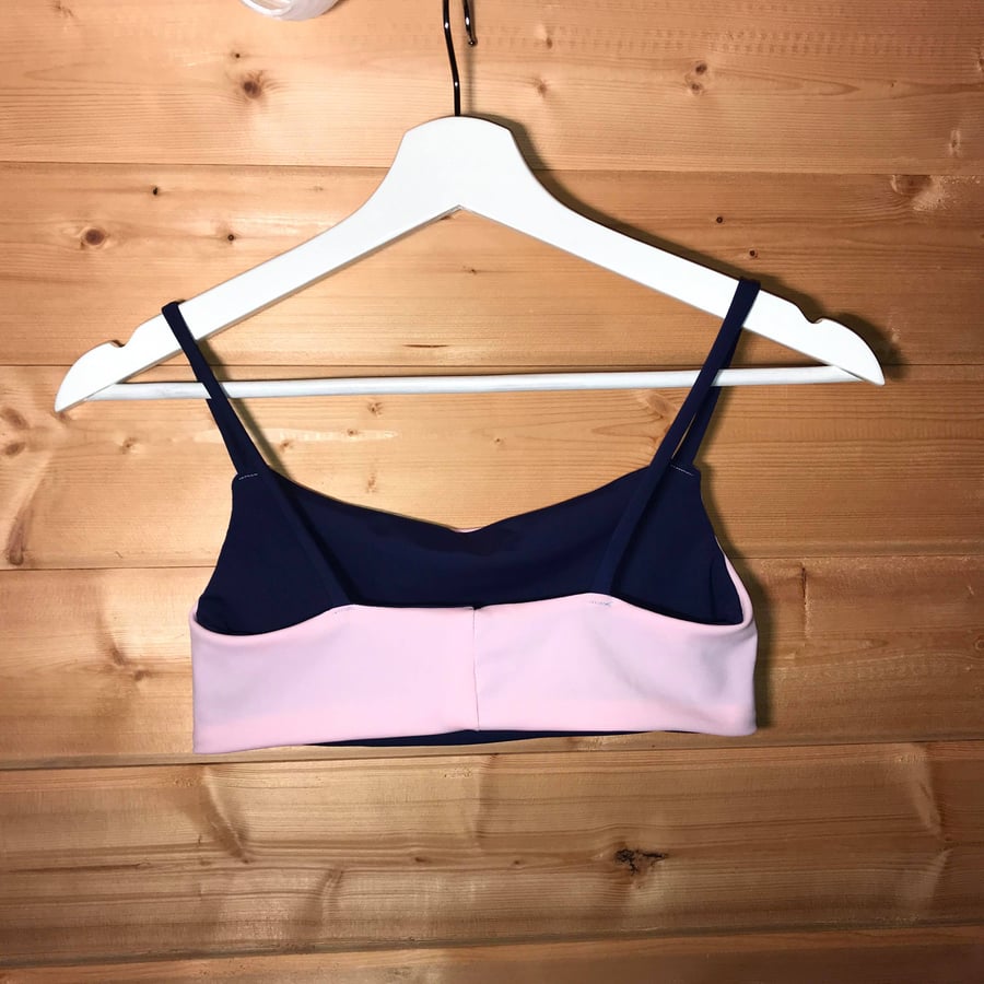 Image of RECYCLED Navy X Pink Top 