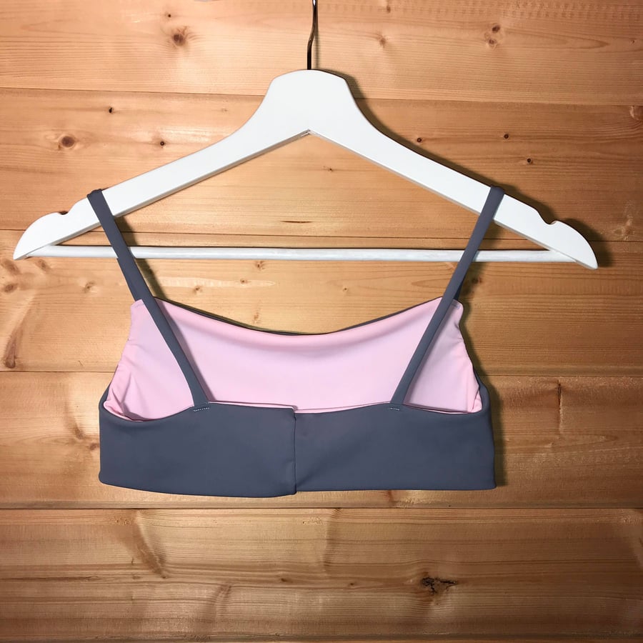 Image of RECYCLED Grey X Pink Top  