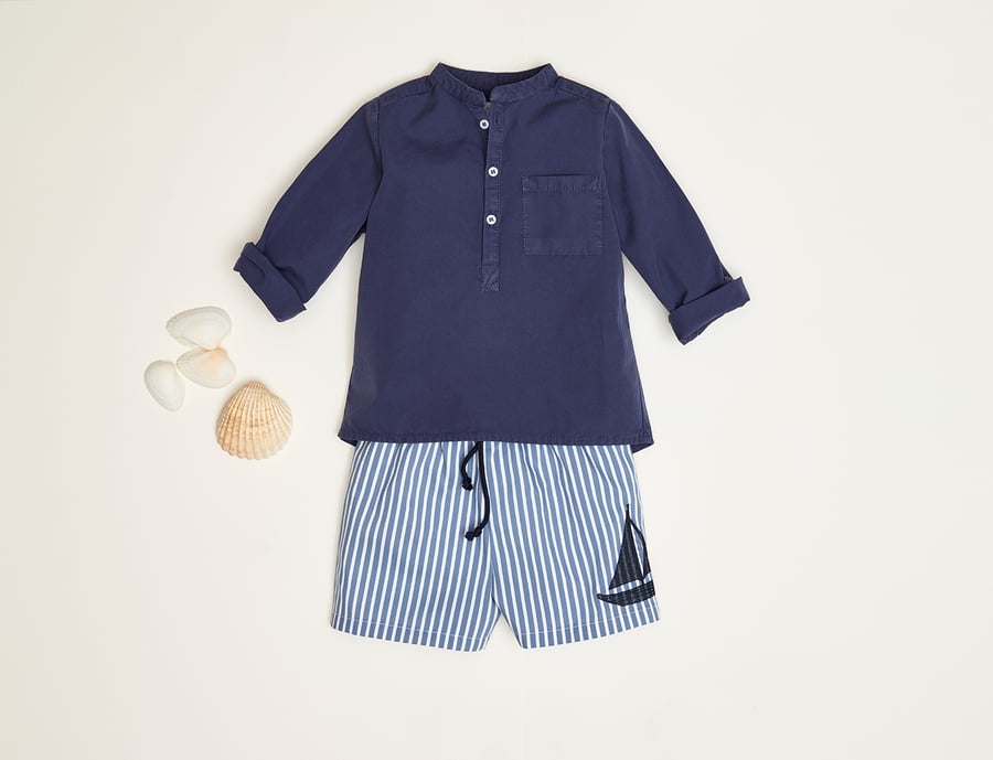 Image of wieder da *  Blaues Hemd Art.605005 (O)