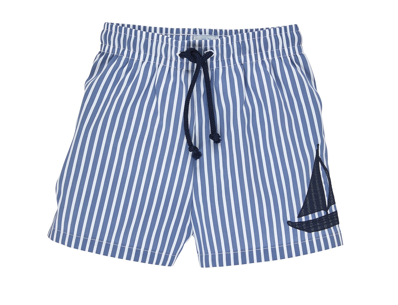 Image of Badeshorts blau mit Segelboot Art.500691 (A)