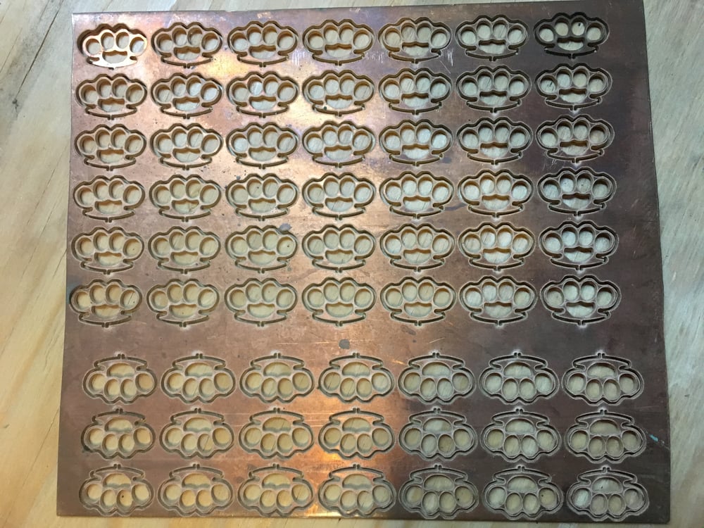 Image of Copper Mini Knucks Raw/bulk