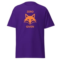 Image 4 of Unisex classic tee,  Zero Fox Given T-Shirt | Funny Fox Humor Graphic Tee