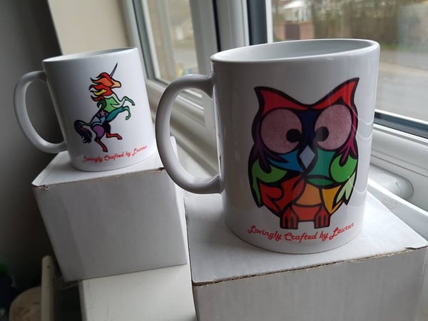 Image of Rainbow Animal mugs