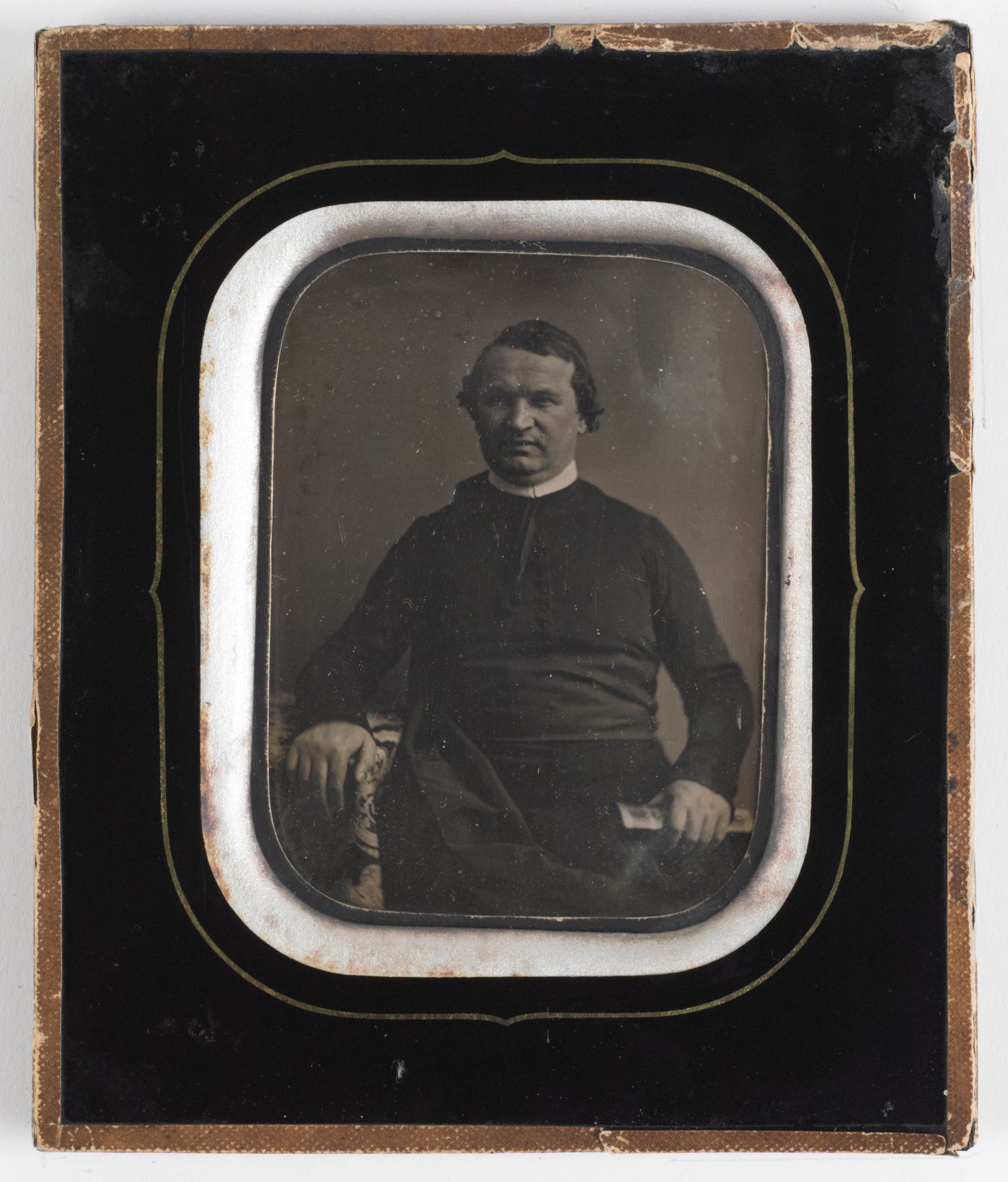 Image of Brand Frères: portrait of a Belgian priest, Brussels ca. 1860