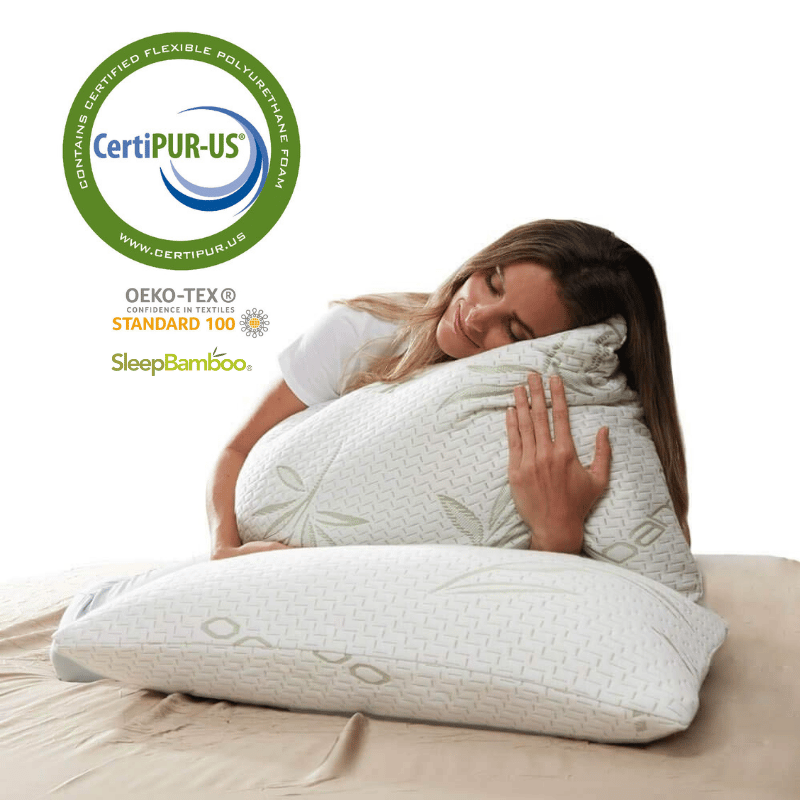 Image of Luxury Memory Foam Bamboo Pillow