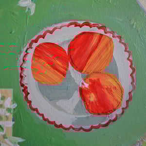 Image of Contemporary Painting, 'Snowdrops,' Poppy Ellis