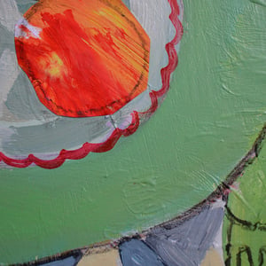 Image of Contemporary Painting, 'Snowdrops,' Poppy Ellis